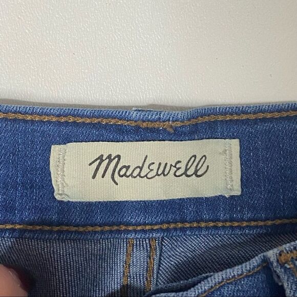 Madewell | High Rise Skinny Button Fly Raw Hem Jeans - Picture 3 of 9